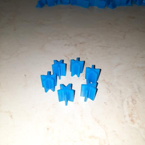 Castle Risk Vintage Game Replacement Pieces BLUE - Picture 4 of 7